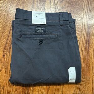 Banana Republic Lived In Chino Pants Men's 34x32 Khaki Athletic Fit Casual NWT